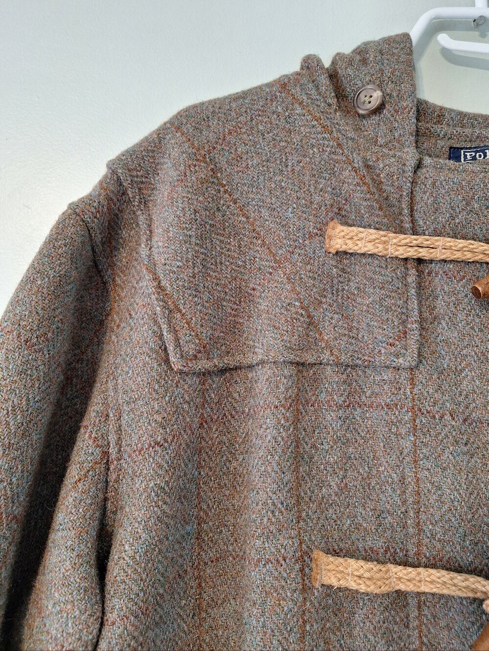 Vintage Polo Ralph Lauren Wool Toggle Duffle Coat - M - Picture 6 of 16
